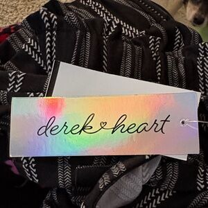 Derek Heart Monochrome Patterned Apparel